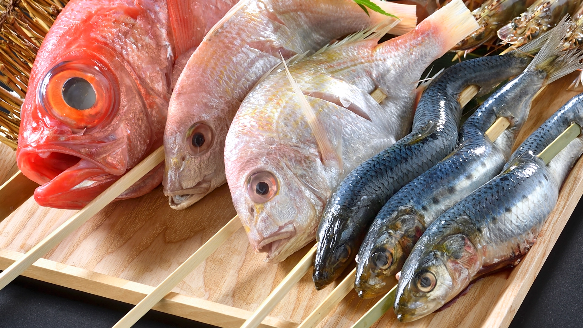 八宝で提供する地元の魚料理